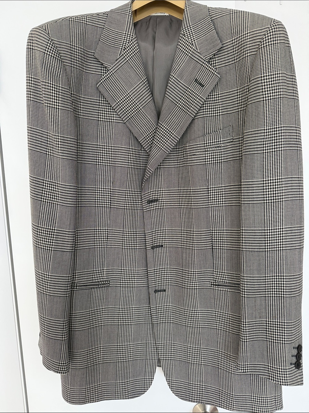 Pal Zileri Gray Glen Plaid Sport Coat